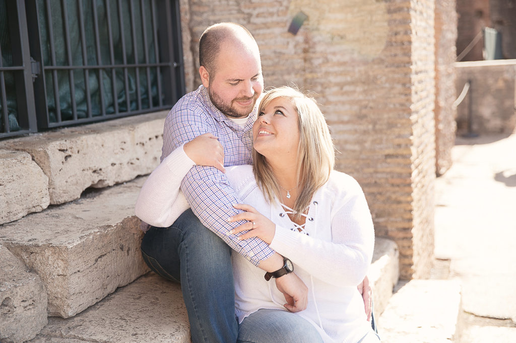 Rome engagement photographer,destination engagement photographer