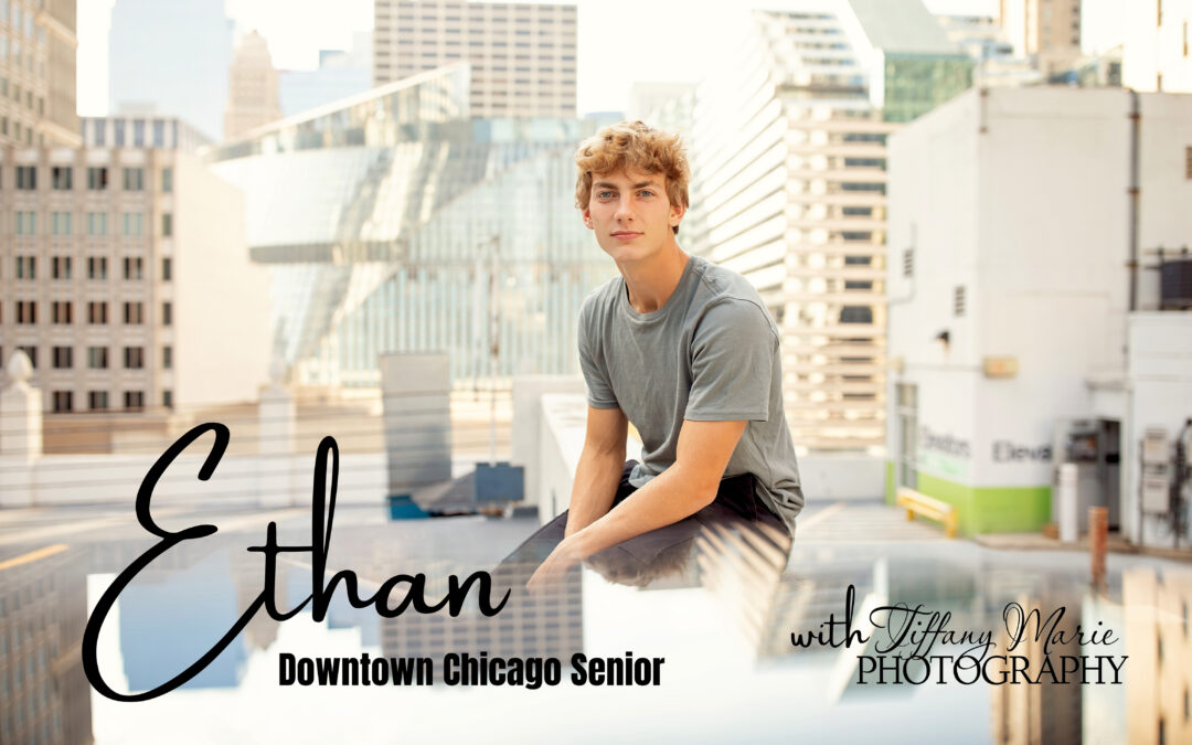 Chicago senior session, destination senior, downtown Chicago, michigan senior photographer, travel senior session, destination photographer, soccer senior, soccer photos with city scape, senior in suit